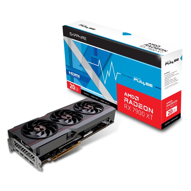 Sapphire Radeon RX 7900 XT Pulse 20GB GDDR6 Graphics Card