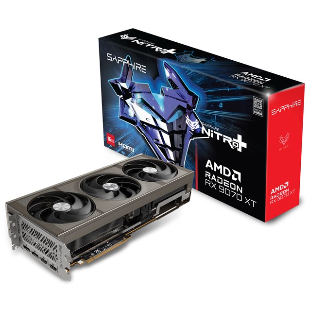 Sapphire Radeon RX 9070 XT NITRO+ OC 16GB GDDR6 Graphics Card