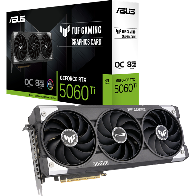 ASUS GeForce RTX 5060 Ti TUF OC 8GB GDDR7 Graphics Card