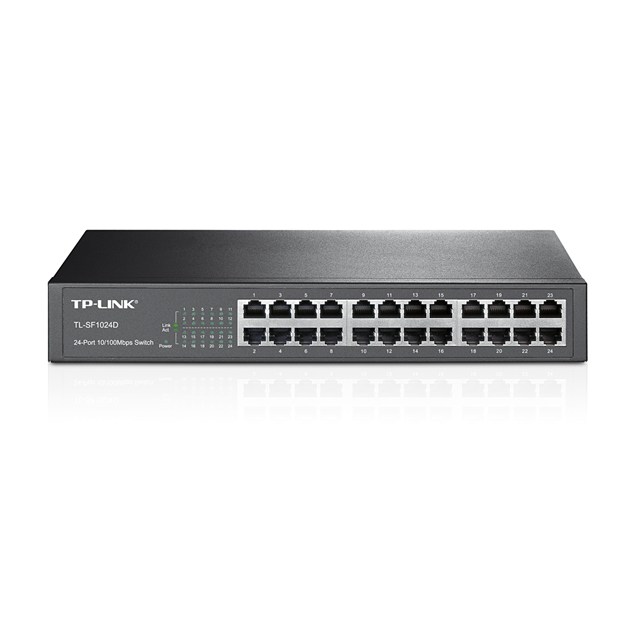 TP-Link TL-SF1024D 24-Port 100 Mbps Desktop Switch 
