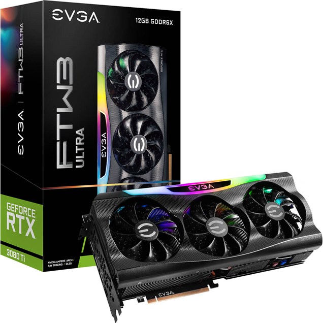 EVGA GeForce RTX 3080 Ti FTW3 Ultra OC 12GB Graphics Card