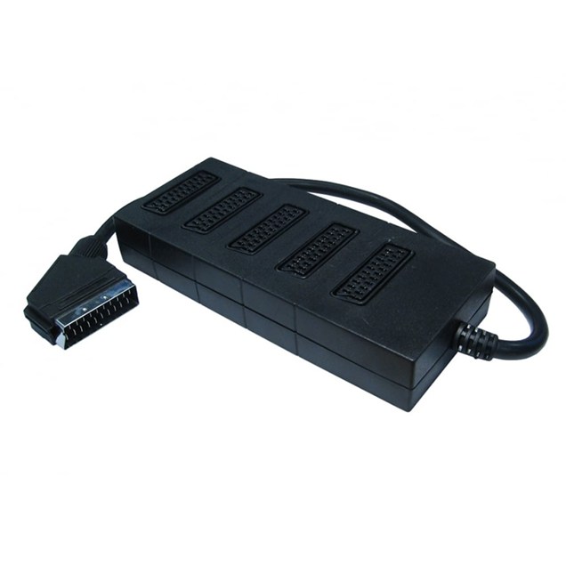 Cables Direct 5-Way SCART Splitter Box