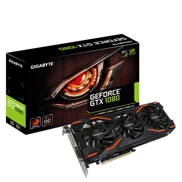 Gigabyte GeForce GTX 1080 Windforce OC 8GB Graphics Card