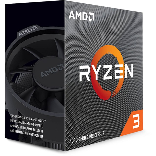 AMD Ryzen 3 4100 4 Core/8 Thread AM4 CPU 