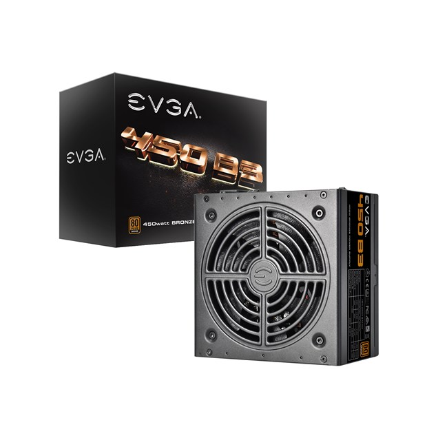 EVGA 450 B3 450W Semi-Modular Power Supply 80 Plus Bronze