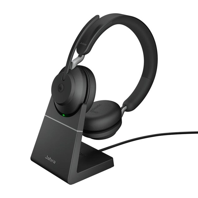 Jabra Evolve2 65 USB MS Stereo Headset with Charging Stand