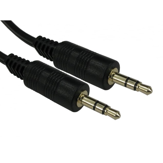 Cables Direct 3m 3.5mm Stereo Audio Cable, Black