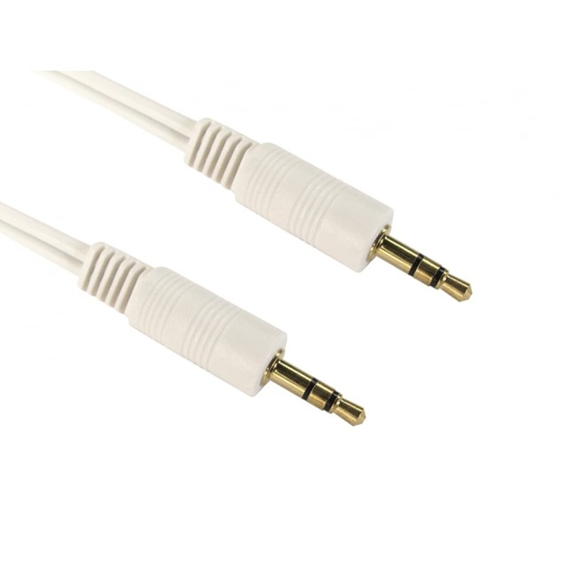 Cables Direct 10m 3.5mm Stereo Audio Cable, White