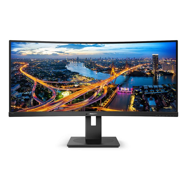 Philips 346B1C/00 34" UltraWide Curved Monitor - VA, 100Hz, 5ms, Speakers, HDMI