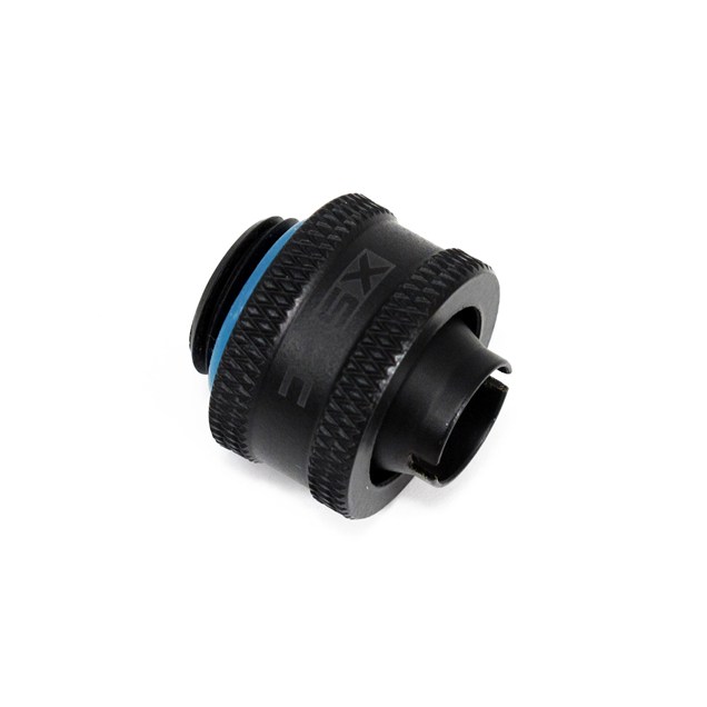 XSPC G1/4" to 3/8" ID 1/2" OD Compression Fitting (Matte Black) V2