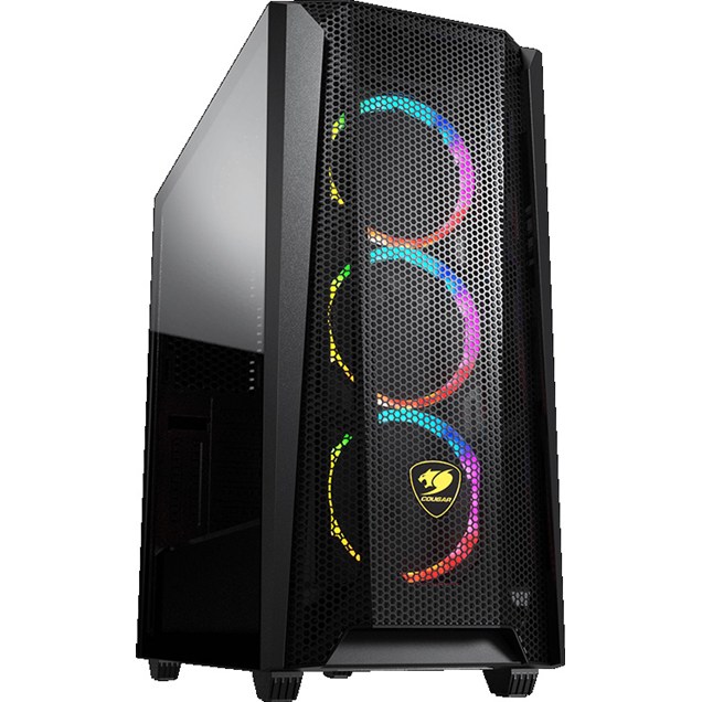 Cougar MX660 Mesh RGB Mid Tower Gaming Case - Black USB 3.0