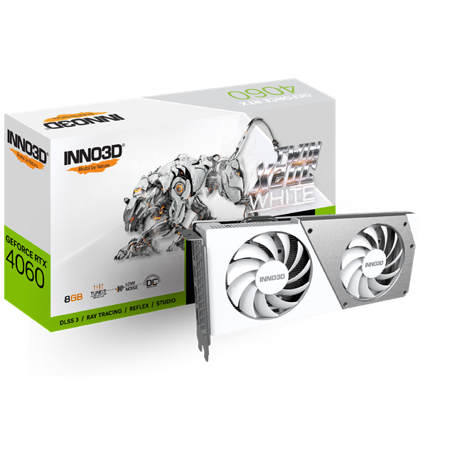 INNO3D GeForce RTX 4060 Twin X2 OC 8GB GDDR6 Graphics Card