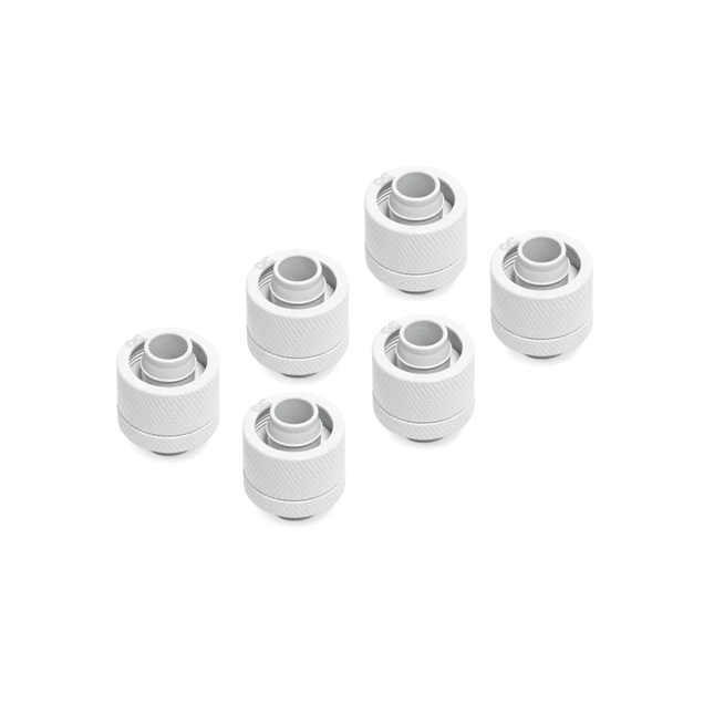 Alphacool Eiszapfen 16/10mm 6 x Compression Fittings G1/4 in White