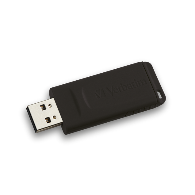 128GB Verbatim Slider USB 2.0 Flash Drive