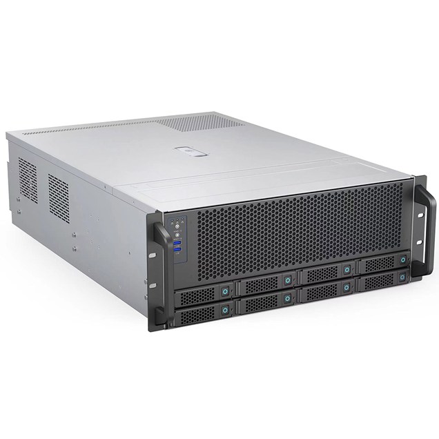 Codegen 4U 650mm Rackmount Server Case - Silver 