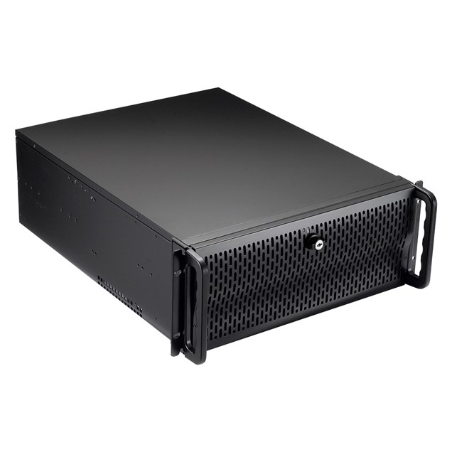 Codegen 4U v2 (600mm) Rackmount Server Case - Black 