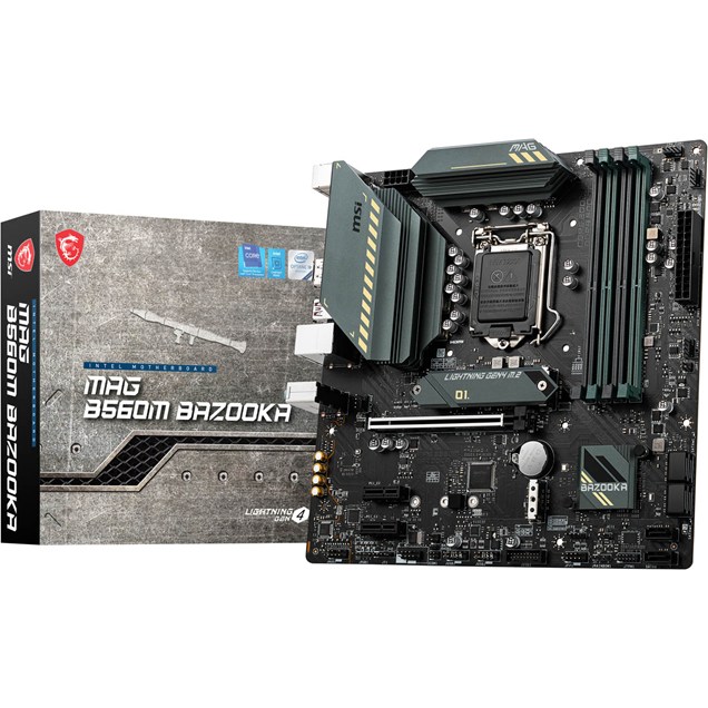 MSI MAG B560M BAZOOKA mATX Motherboard for Intel LGA1200 CPUs