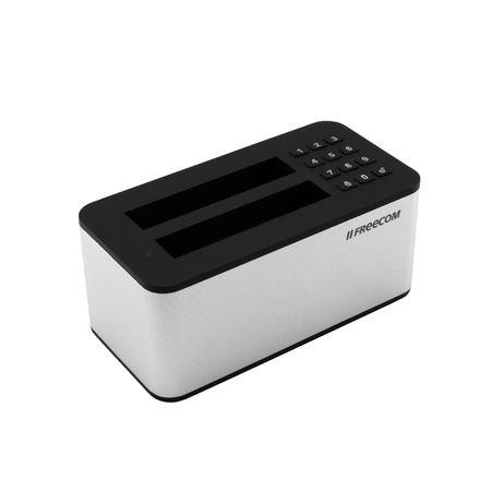 Freecom mDock Keypad Secure Dual Hard Drive Dock, USB 3.0 Type-C
