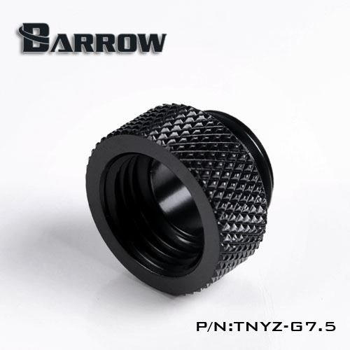 Barrow G1/4 Male to 7.5mm G1/4 Female Extender in Black