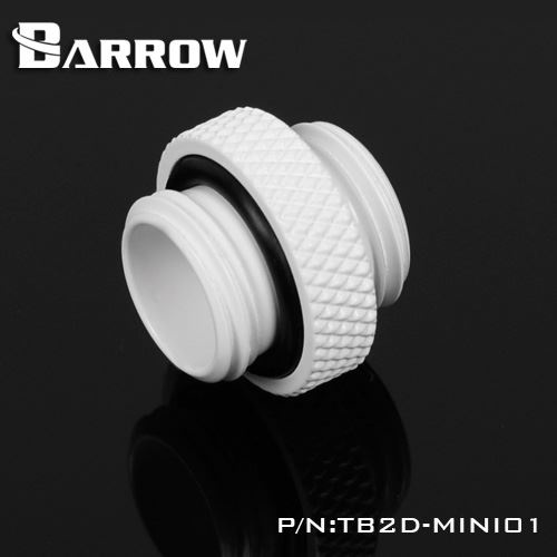 Barrow G1/4 Male to 5mm G1/4 Male Extender in White