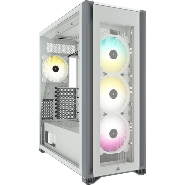 Corsair iCUE 7000X RGB Full Tower Gaming Case - White 