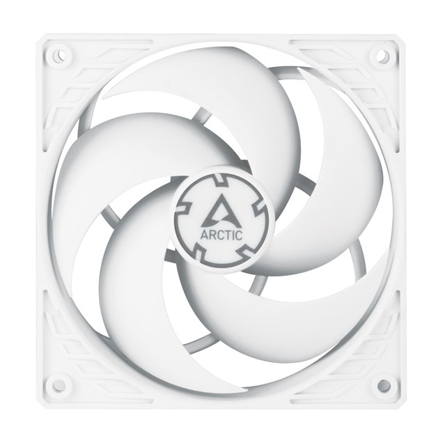 ARCTIC P12 PWM PST (White/White) Pressure-optimised 120 mm Fan with PWM PST