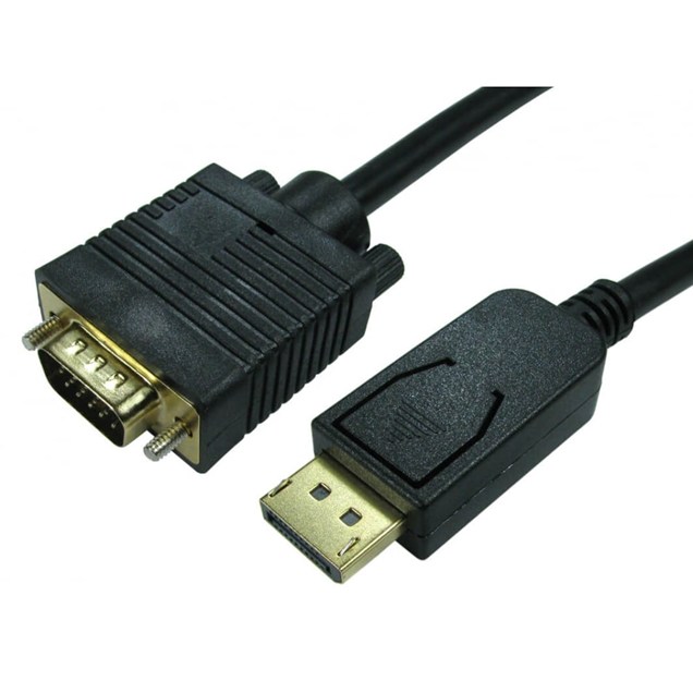 Cables Direct 2m DisplayPort to VGA Cable