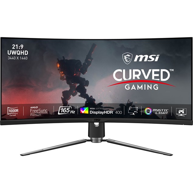 MSI MPG ARTYMIS 343CQR 34" UltraWide Curved Gaming Monitor - VA, 165Hz, 1ms, DP