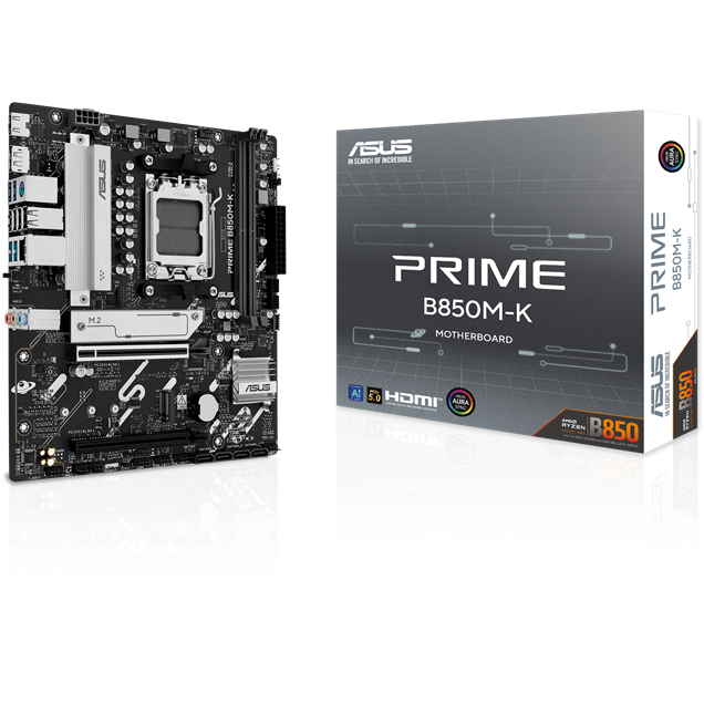 ASUS Prime B850M-K mATX Motherboard for AMD AM5 CPUs