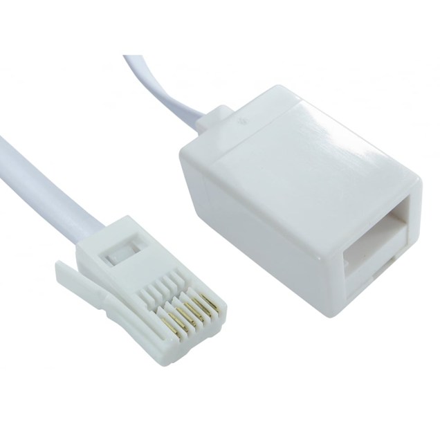 Cables Direct 2m BT Telephone Extension Cable