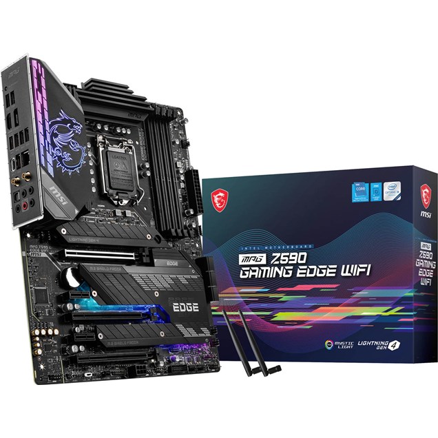 MSI MPG Z590 GAMING EDGE WIFI ATX Motherboard for Intel LGA1200 CPUs