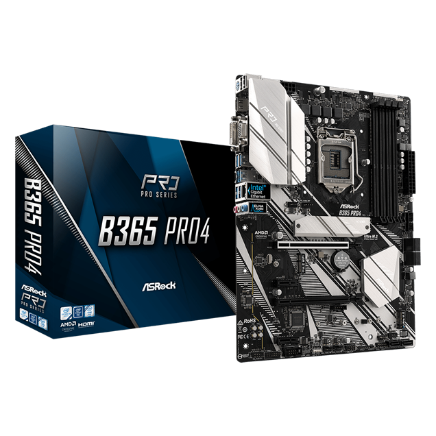 ASRock B365 Pro4 ATX Motherboard for Intel LGA1151 CPUs