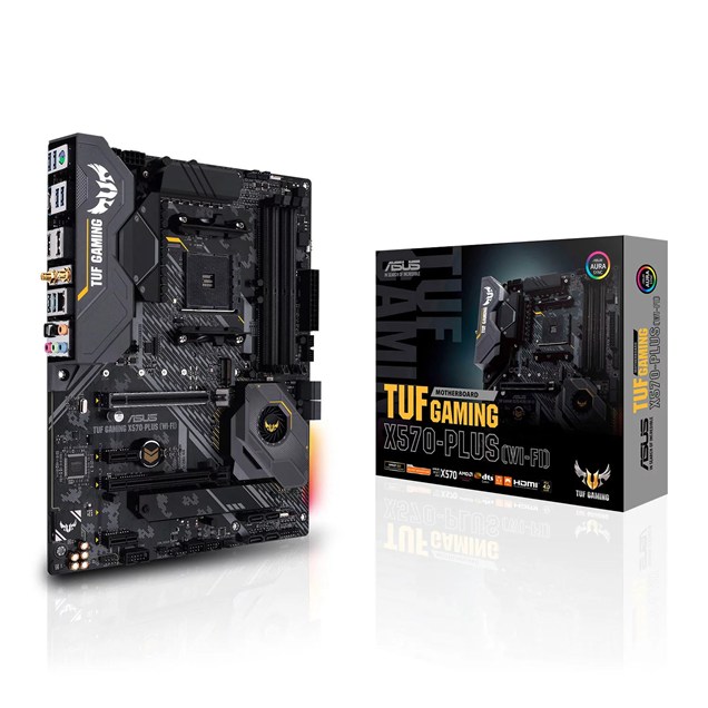 ASUS TUF Gaming X570-Plus (WI-FI) ATX Motherboard for AMD AM4 CPUs