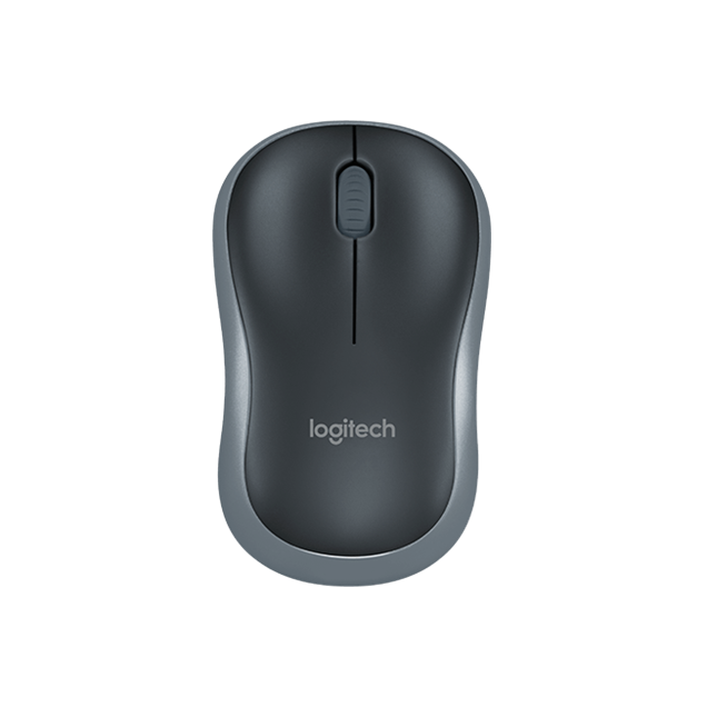 Logitech M185 Wireless Mouse (Grey)