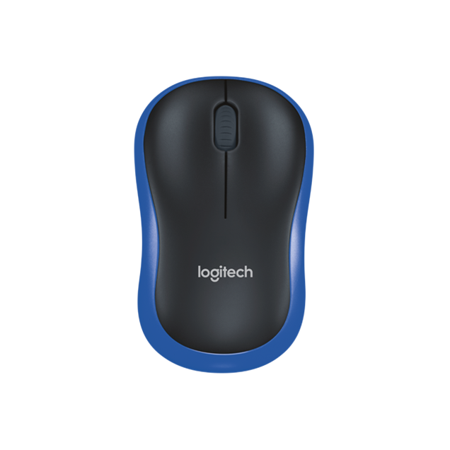 Logitech M185 Wireless Mouse (Blue)