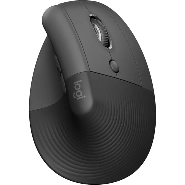 Logitech Ergo Series Lift Vertical Ergonomic Mouse in Graphite