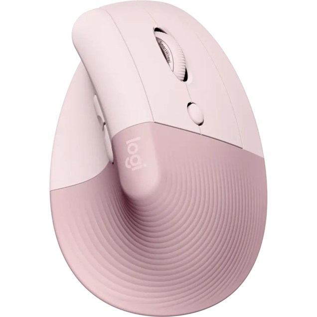 Logitech Ergo Series Lift Vertical Ergonomic Mouse in Rose