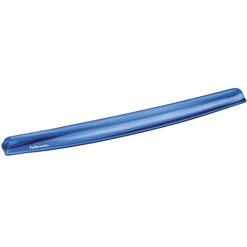 Fellowes Crystal Keyboard Wrist Rest - Blue