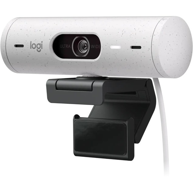 Logitech Brio 500 Full HD 1080p Webcam in Off-White