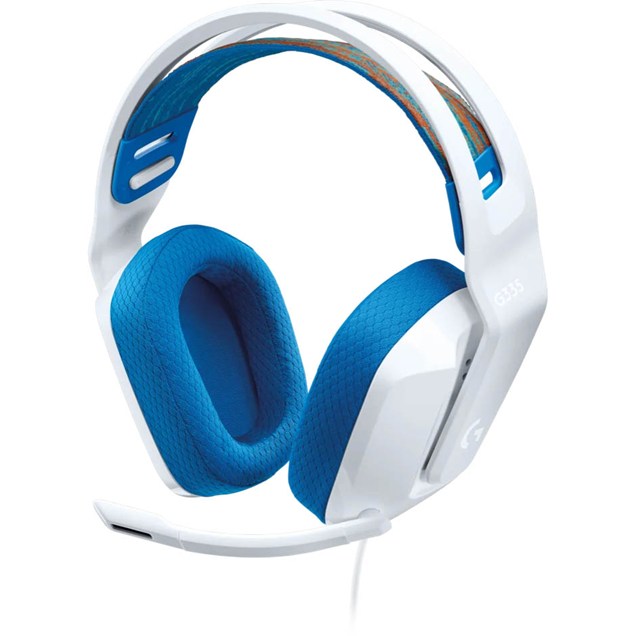 Logitech G335 Wired Gaming Headset, White