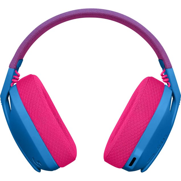 Logitech G435 LIGHTSPEED Wireless Gaming Headset, Blue and Raspberry
