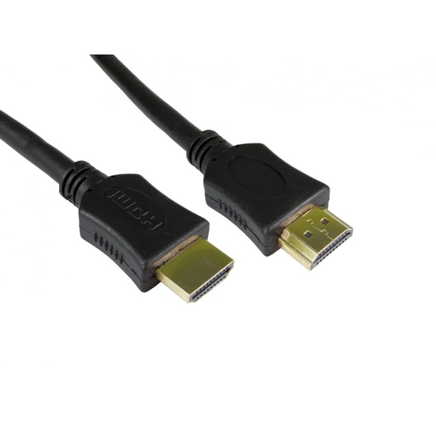 Cables Direct 1m HDMI 1.4 High Speed with Ethernet Cable in Black
