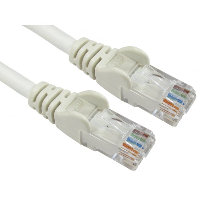 Cables Direct 1m CAT6 Patch Cable (White)