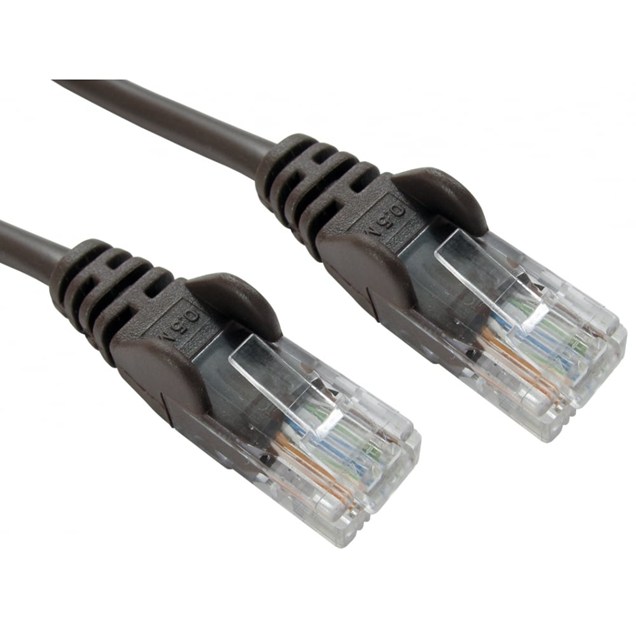 Cables Direct 10m CAT5E Patch Cable (Brown)