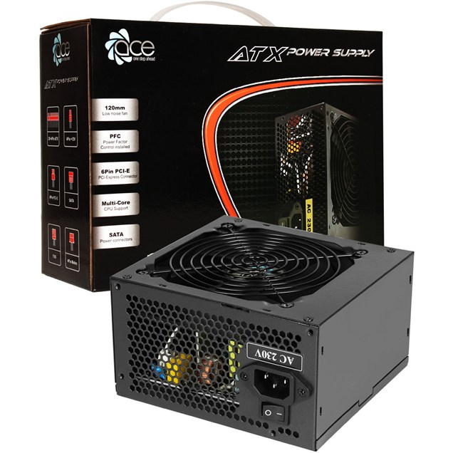 Ace BR Black 500W Power Supply
