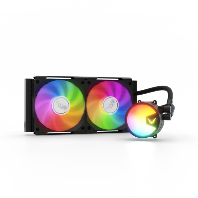Valkyrie A240 240mm AiO Liquid CPU Cooler in Black