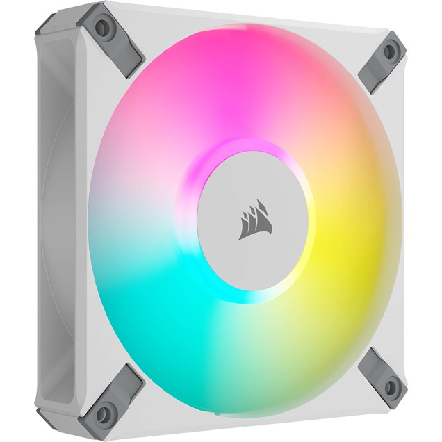 Corsair iCUE AF120 RGB ELITE WHITE 120mm PWM Fan in White