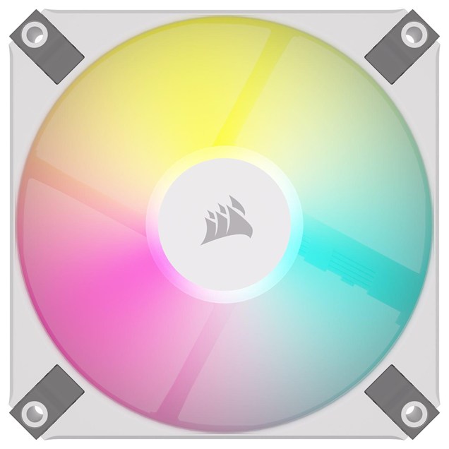 CORSAIR AF120 RGB SLIM 120mm RGB Fan - White