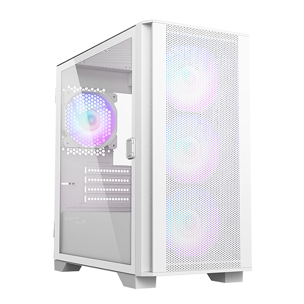 Montech Air 100 ARGB Mid Tower Gaming Case - White 