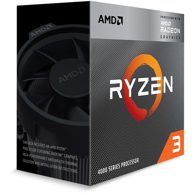 AMD Ryzen 3 4300G 4 Core/8 Thread AM4 CPU 